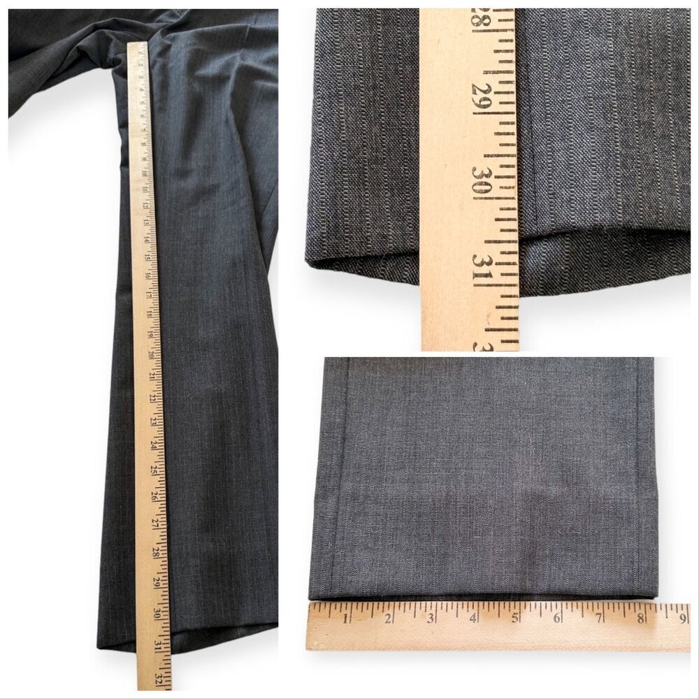 Prada Gray Wool FW2003 Pants w/ Belt Size 46 Italy - Picture 13 of 16